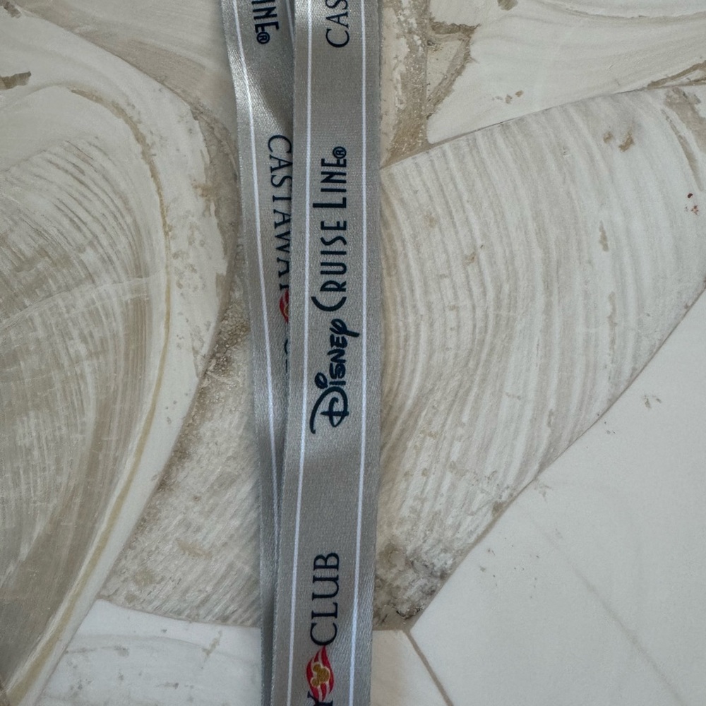 Disney Cruise line castaway club two lanyards- never worn